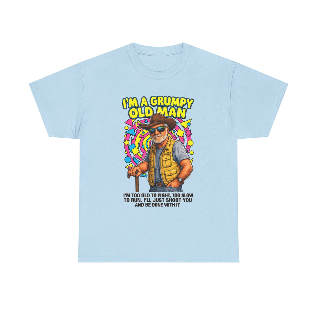 I'm A Grumpy Old Man T-Shirt – Funny Senior Fishing Graphic Tee