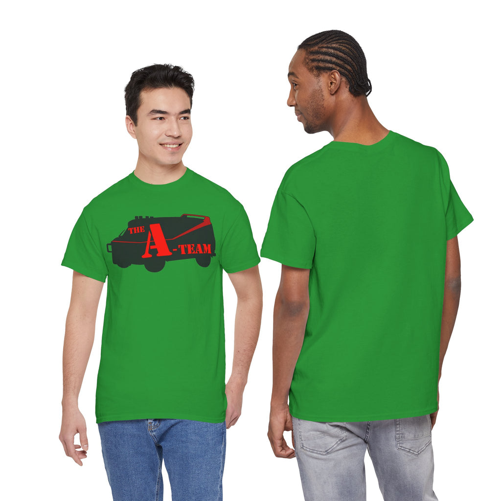 A-Team Van Graphic Tee — Retro Action TV Logo T-Shirt