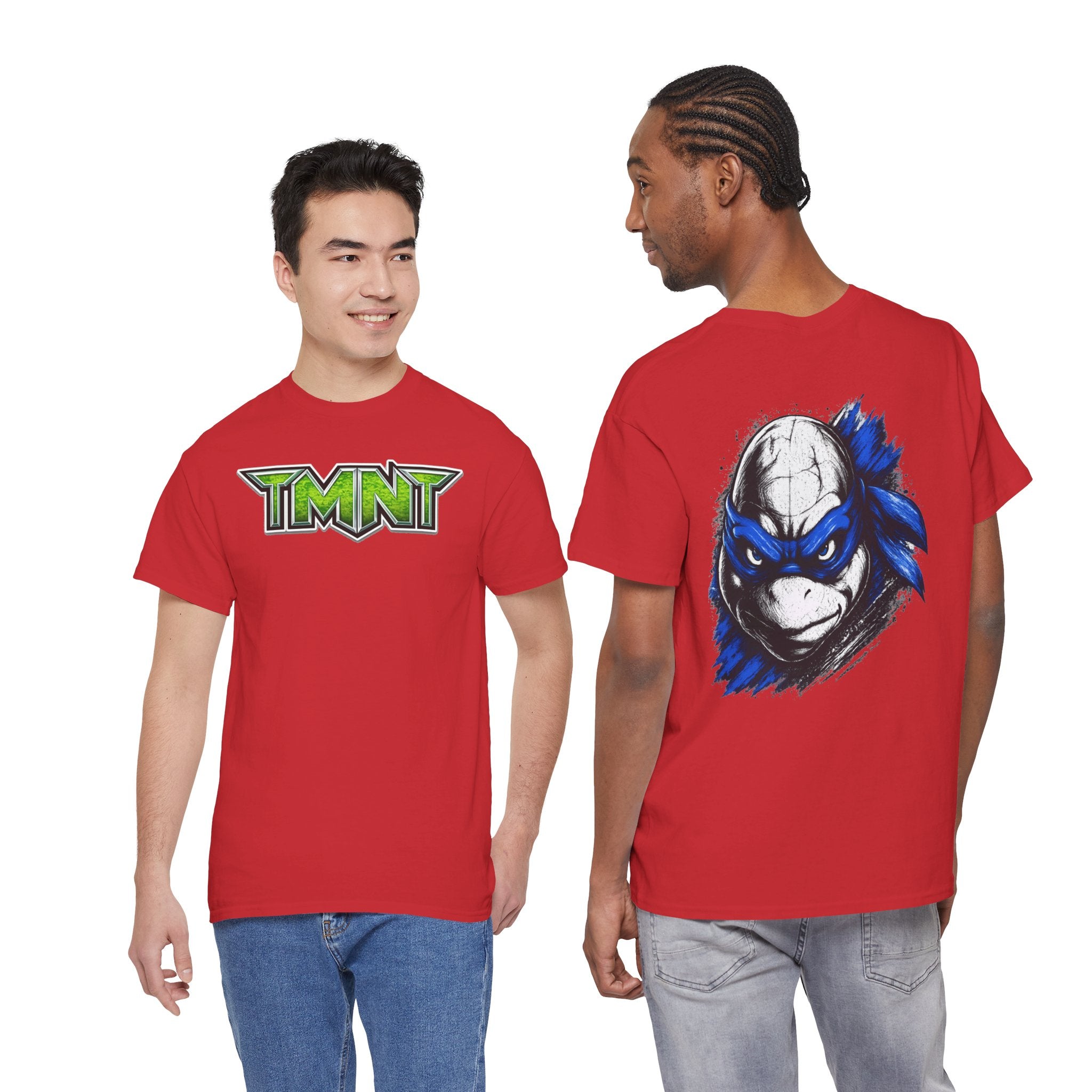 TMNT Leonardo Graphic Tee — Blue Mask Turtle T-Shirt