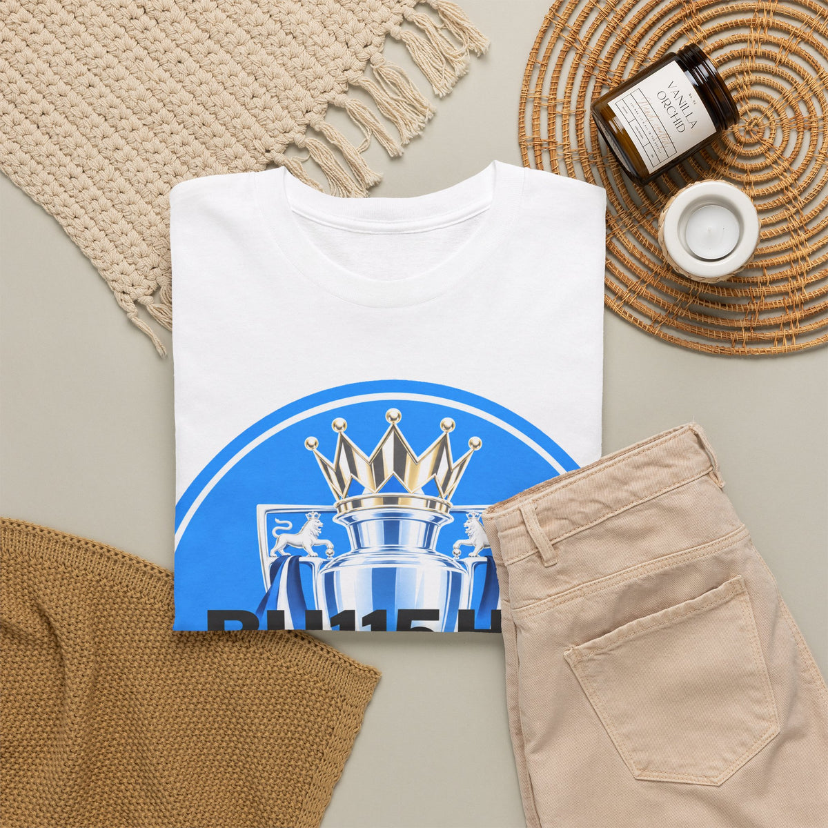 Manchester City 'BU115 HIT' Fan Cotton T-Shirt