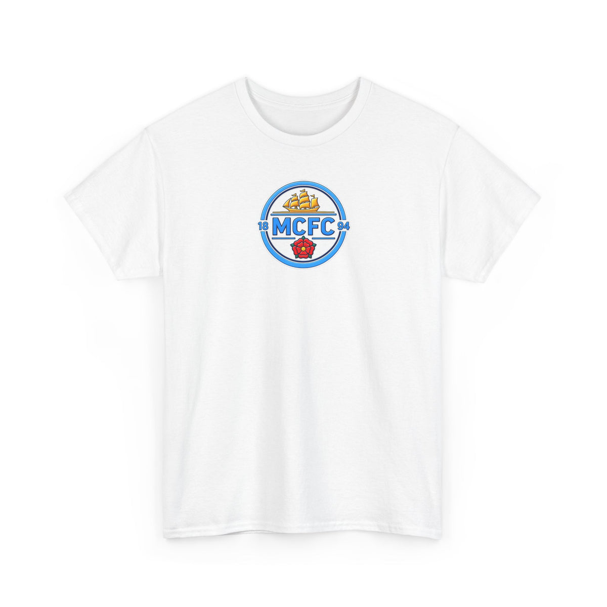MCFC Retro Crest T‑Shirt — Vintage Soccer Fan Tee