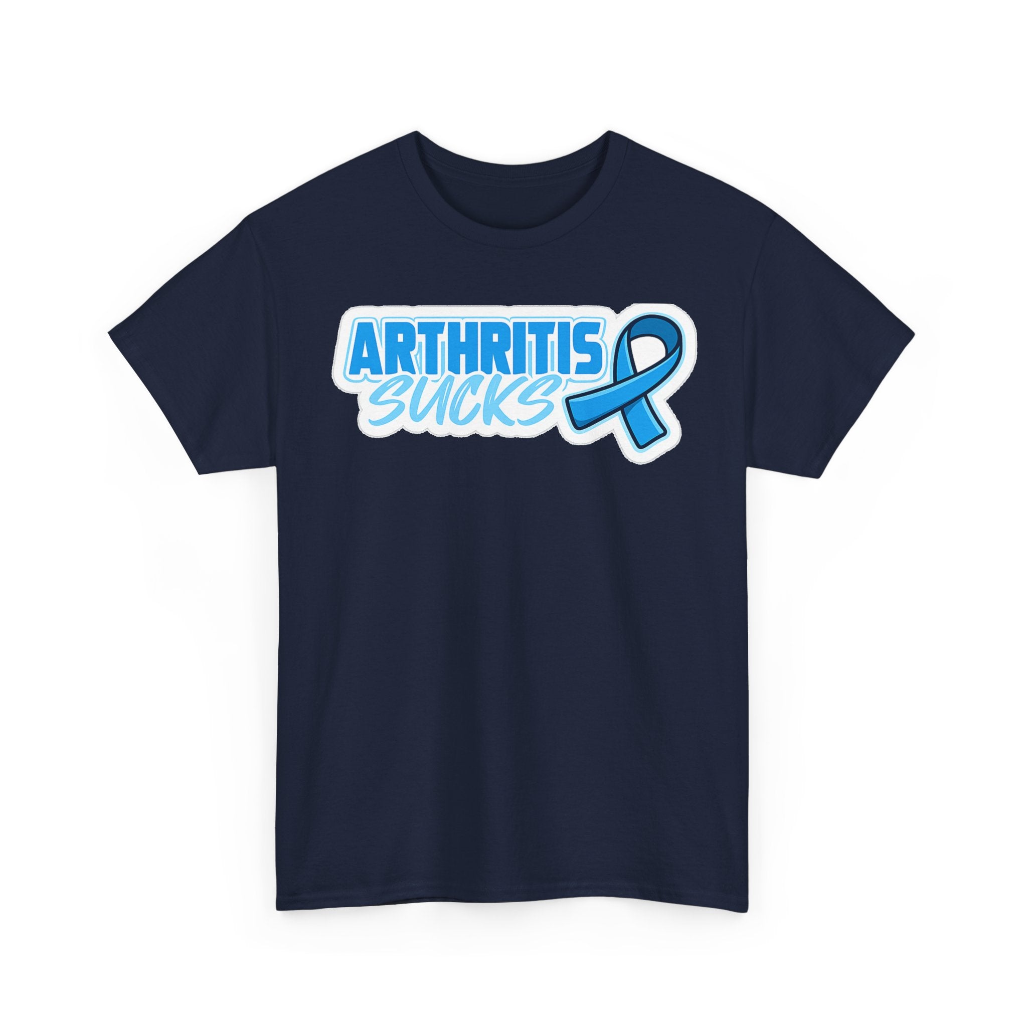 Arthritis Sucks T-Shirt with Awareness Ribbon — Arthritis Support Tee