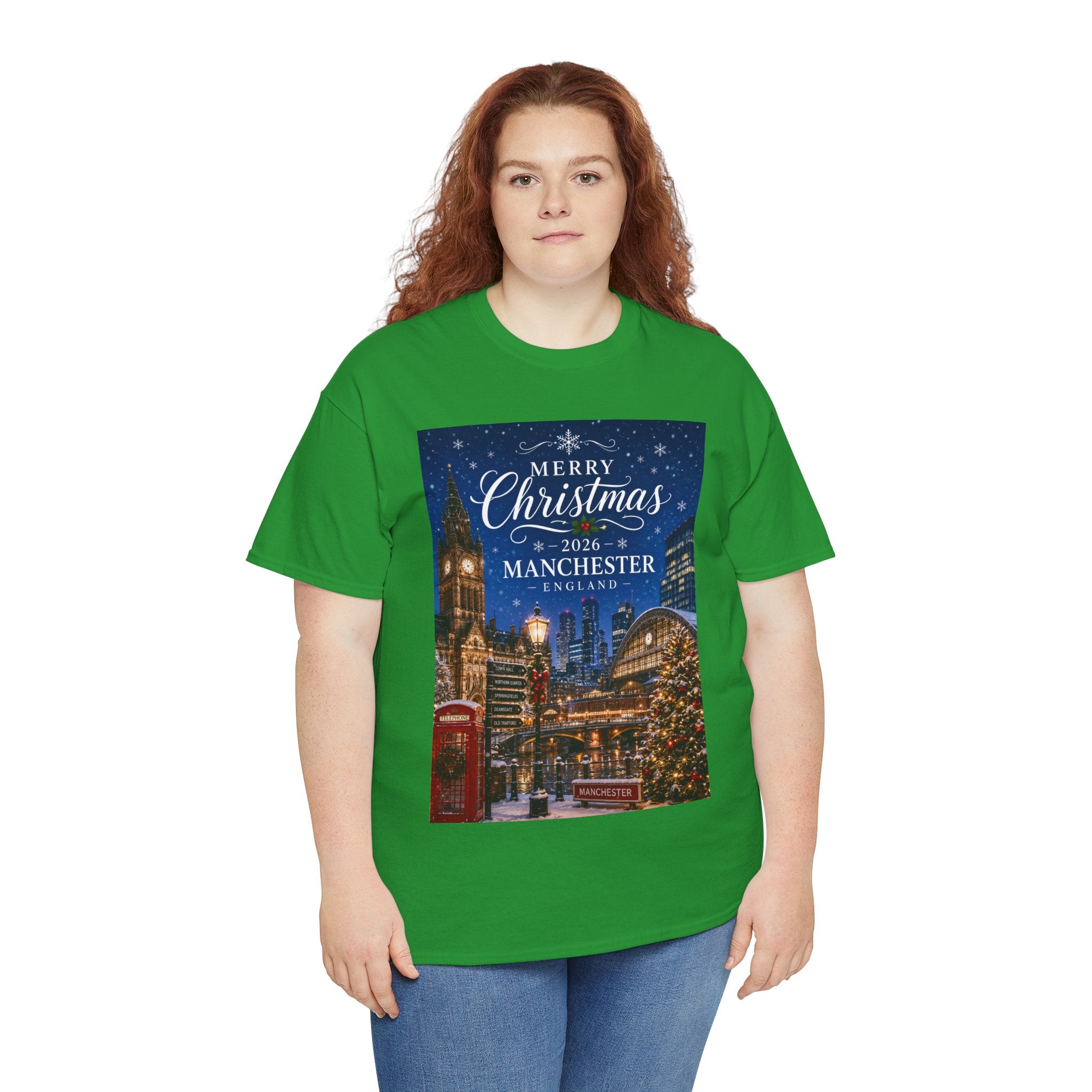 Manchester Christmas Tee — Merry Christmas 2026 Holiday T‑Shirt