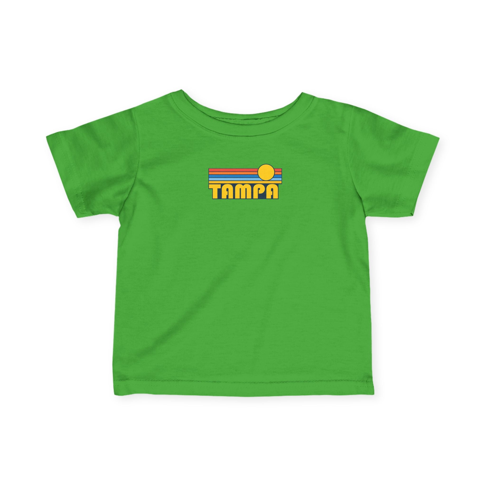 Tampa Infant Tee — Retro Sunset Logo Baby Shirt