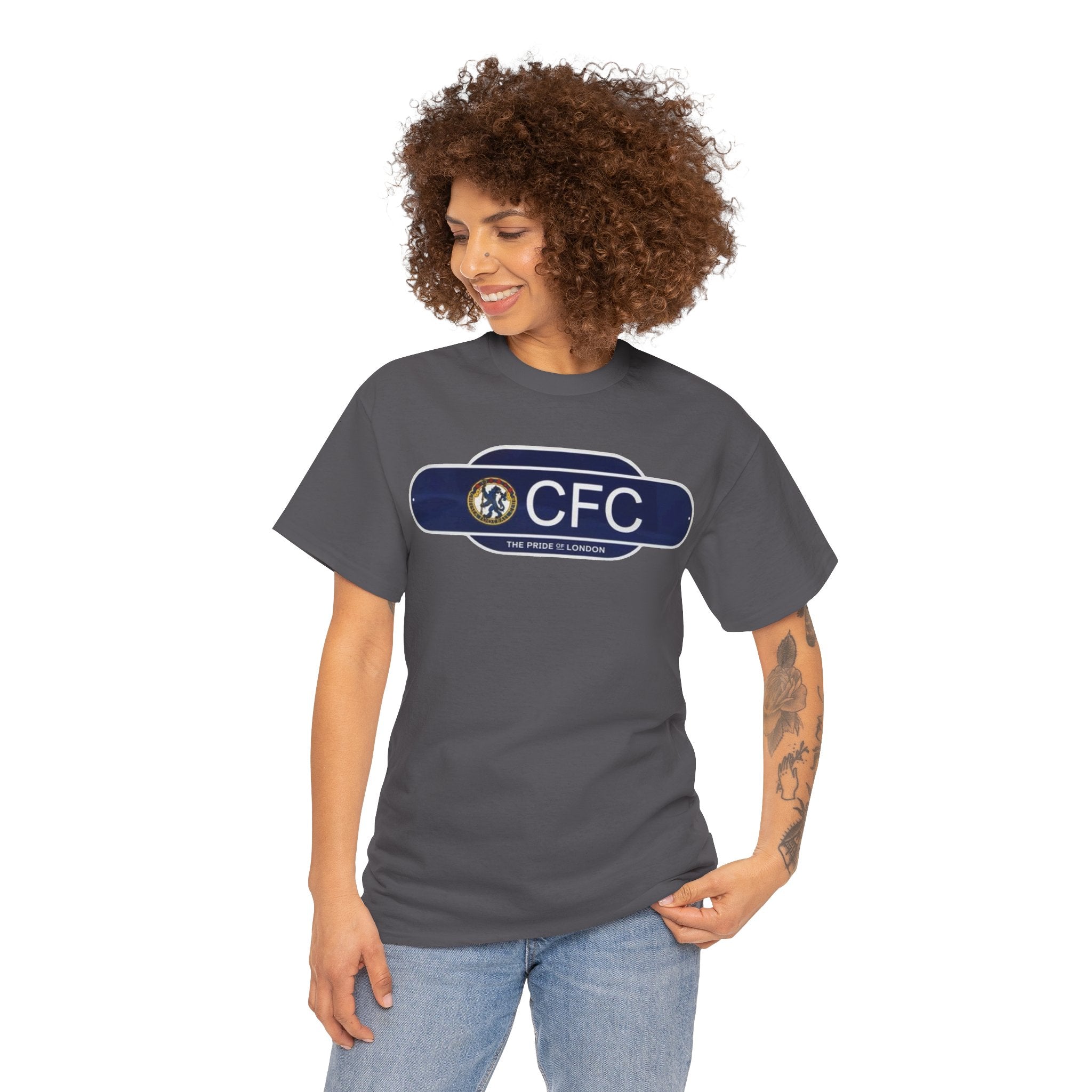 Chelsea Railway Sign Crest Logo T‑Shirt — Retro Football Badge Tee