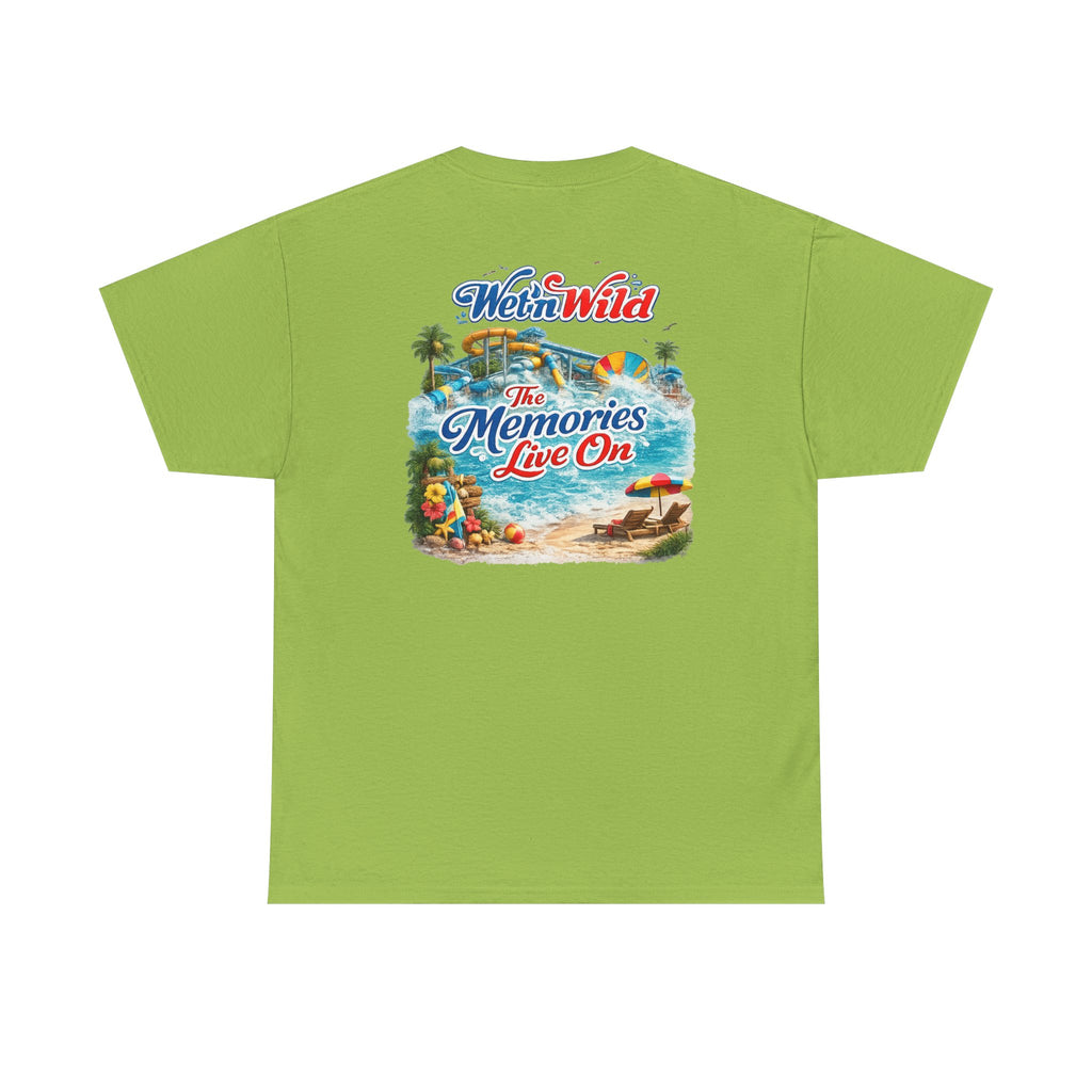 Wet 'n Wild Orlando Graphic Tee — "The Memories Live On" Retro Vacation T‑Shirt
