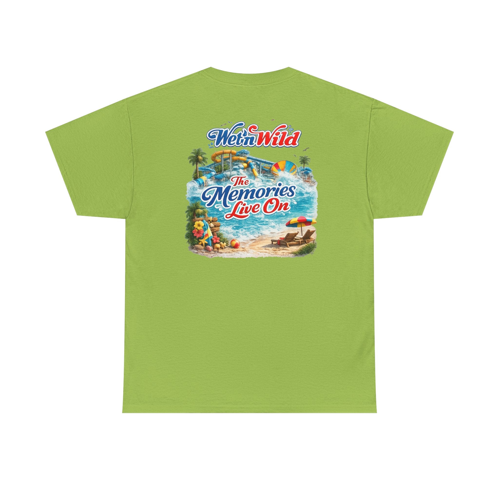 Wet 'n Wild Orlando Graphic Tee — "The Memories Live On" Retro Vacation T‑Shirt
