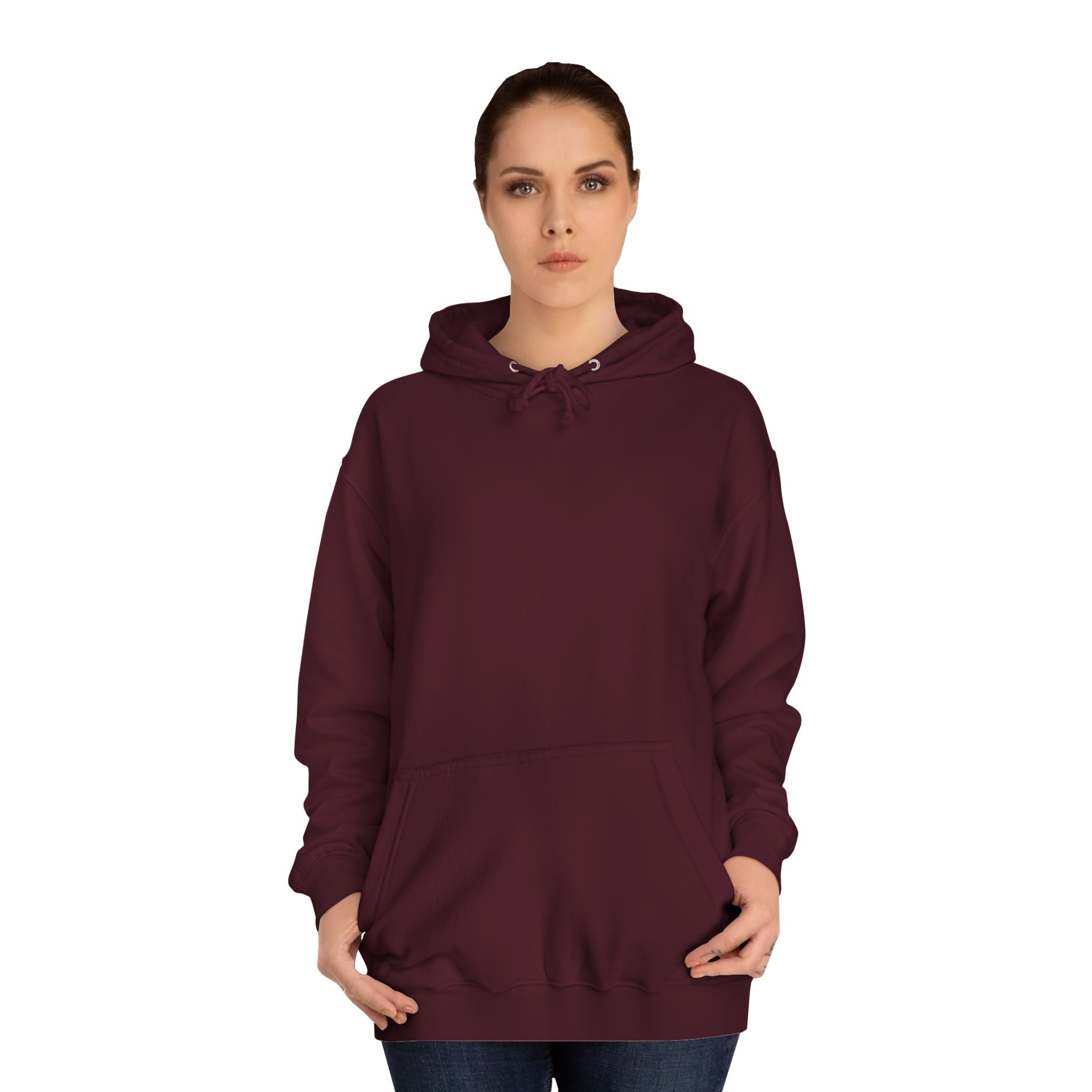 College Hoodie — “Is It Too Late to Be Good” Grinch Holiday Hoodie