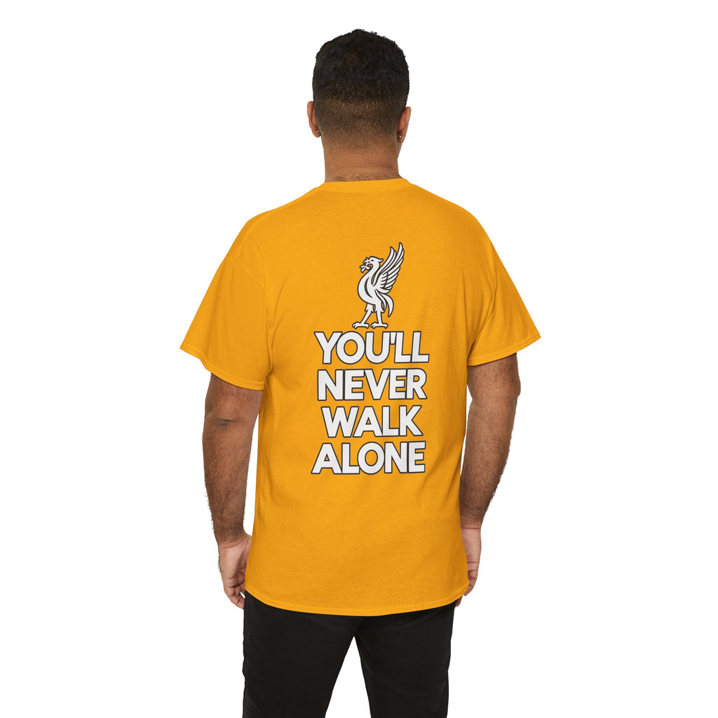 You'll Never Walk Alone T‑Shirt — Liverpool FC Crest Cotton Tee