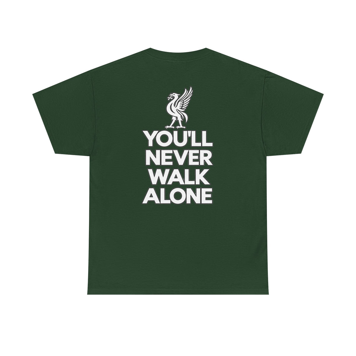 You'll Never Walk Alone T‑Shirt — Liverpool FC Crest Cotton Tee
