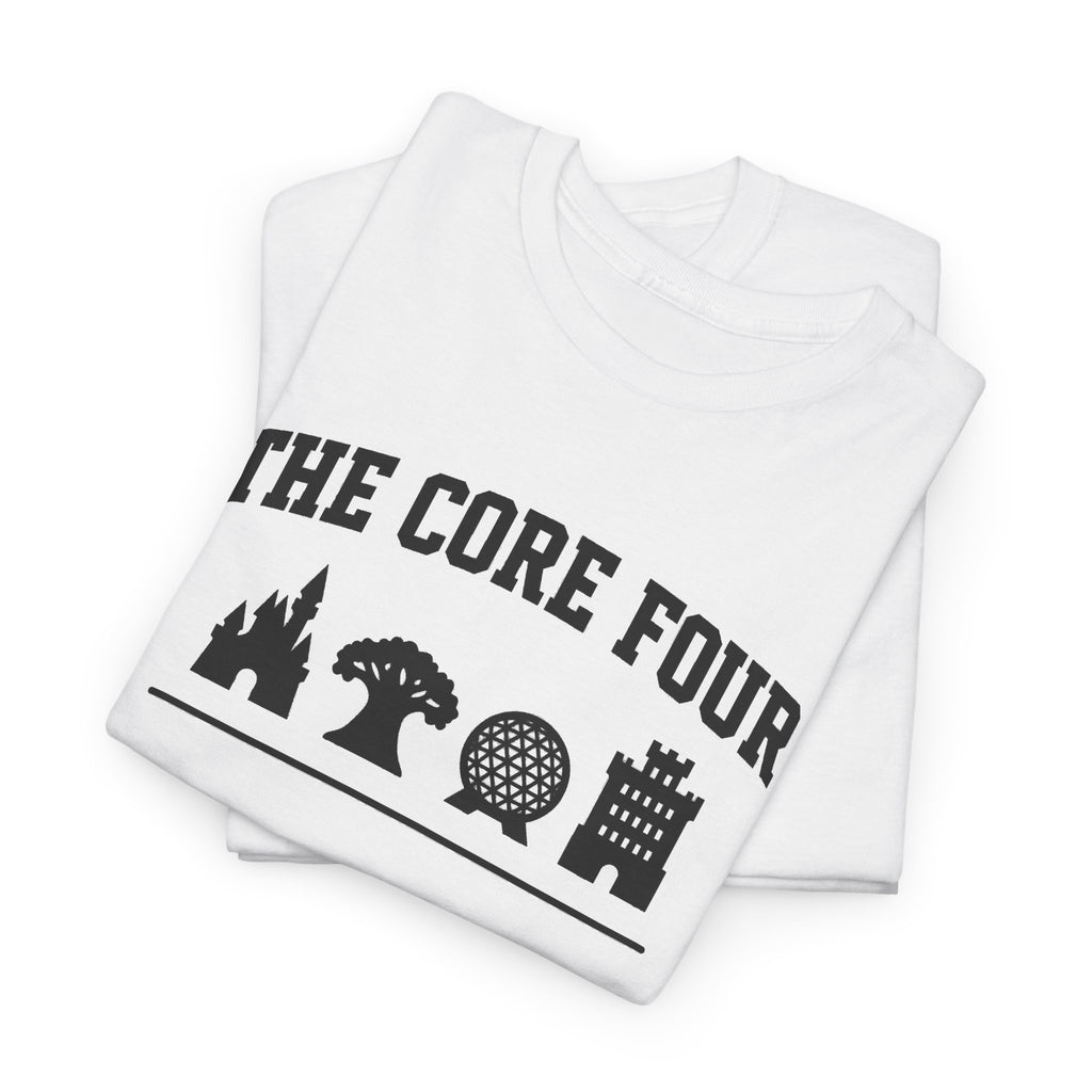 The Core Four Walt Disney World Unisex Heavy Cotton Tee