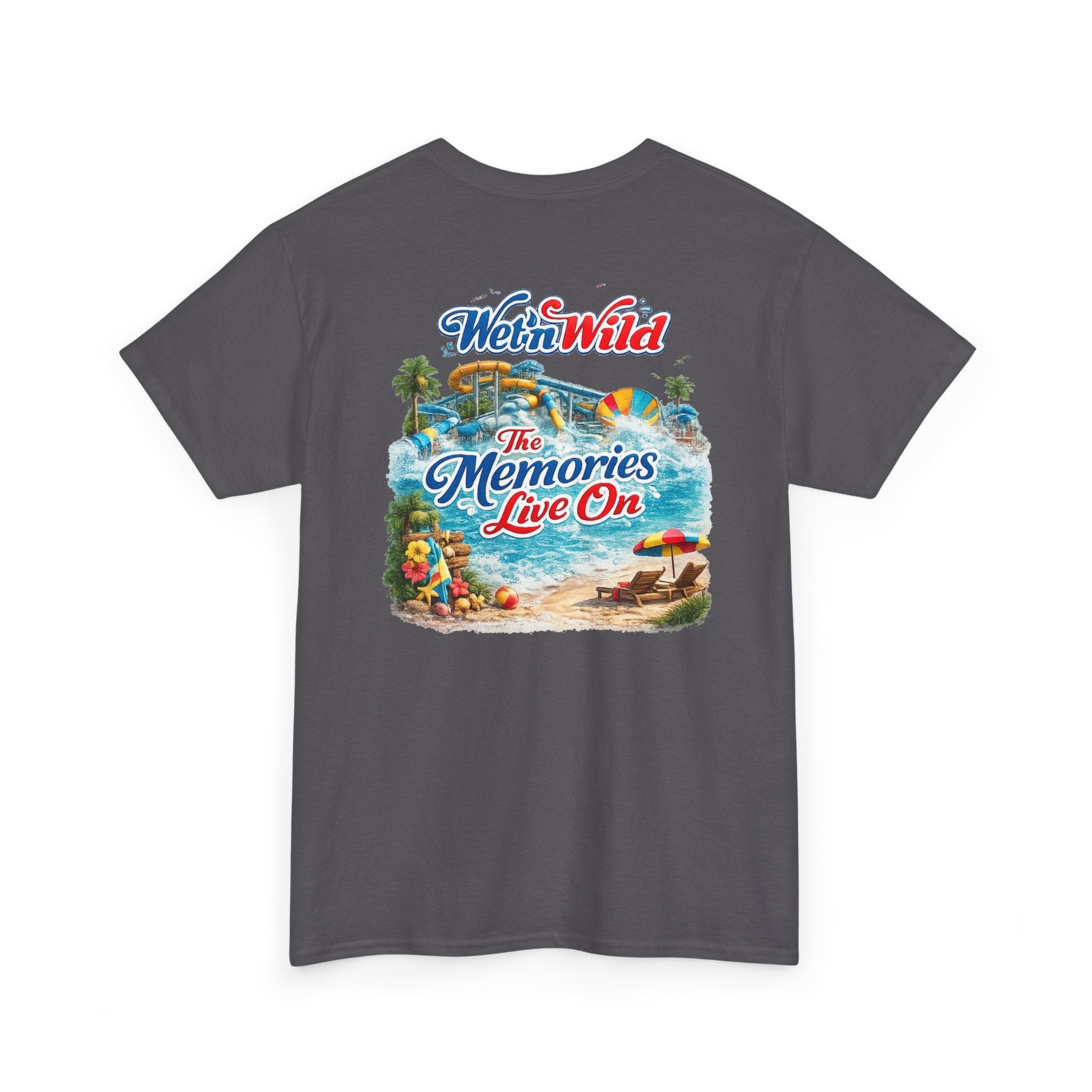 Wet 'n Wild Orlando Graphic Tee — "The Memories Live On" Retro Vacation T‑Shirt