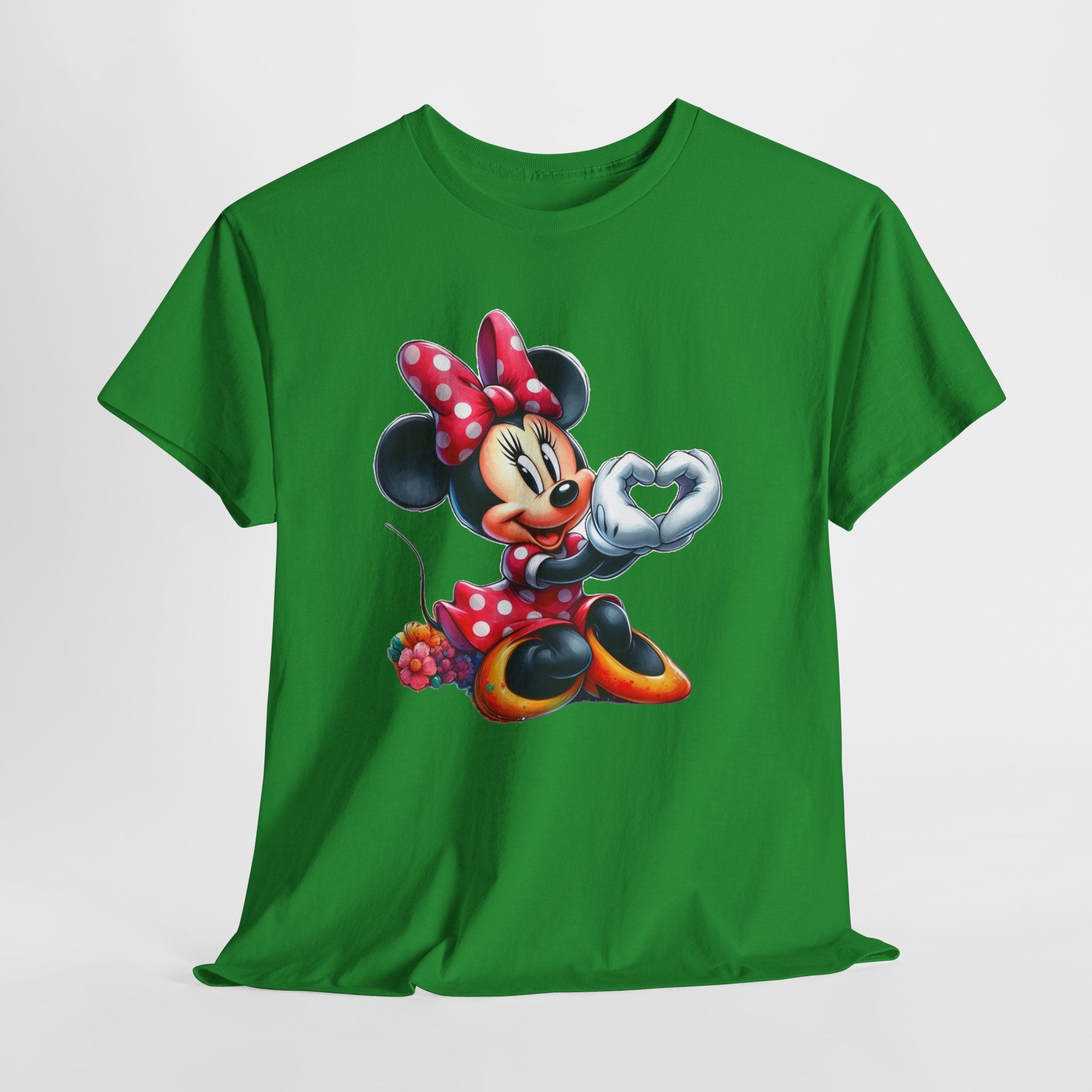 Minnie Mouse Character Heart Graphic Tee
