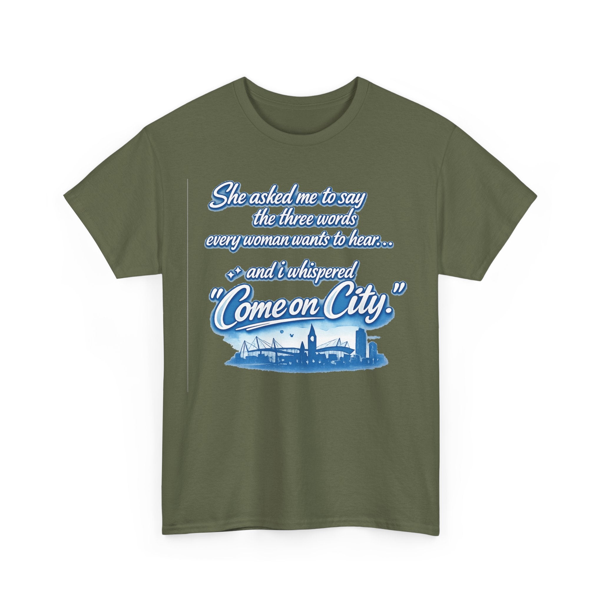 Come on City Skyline Tee — Retro Script Urban Pride T‑Shirt