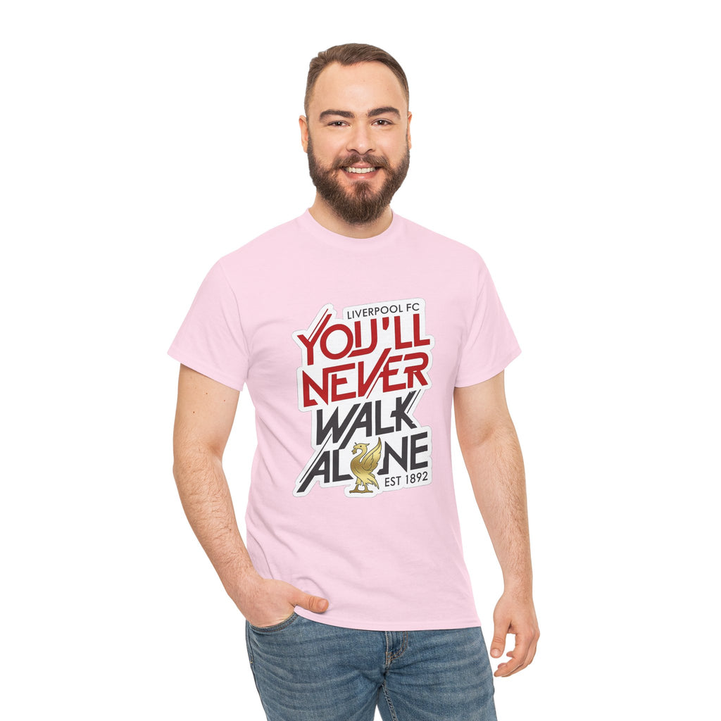 Liverpool You'll Never Walk Alone Cotton T-Shirt — Liverpool FC Fan Tee