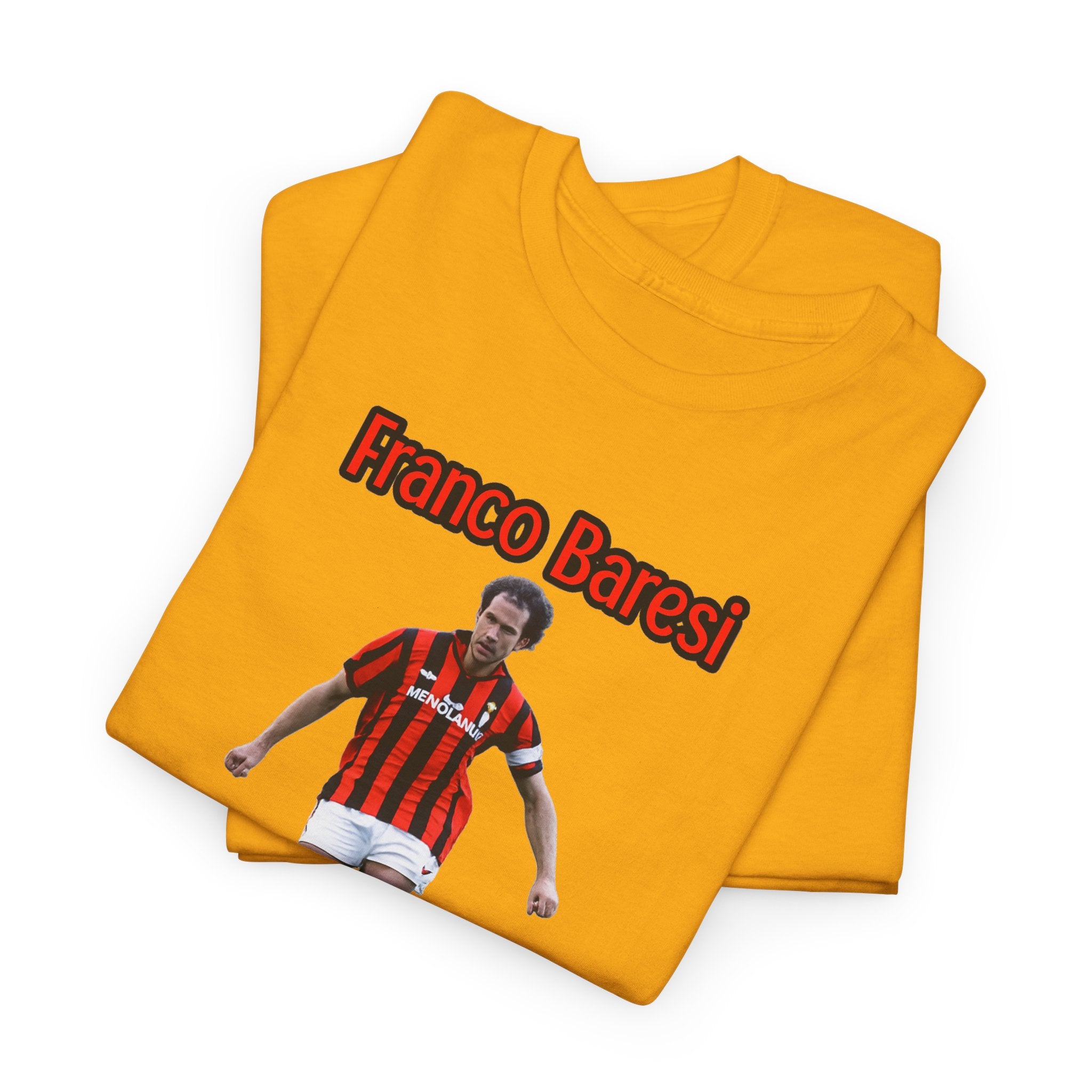 Franco Baresi Legend Tee — AC Milan Retro Soccer Graphic T-Shirt