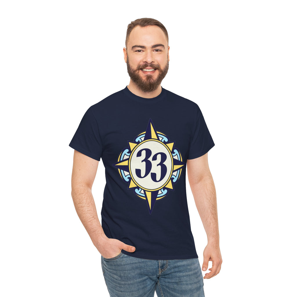 33 Compass Disney Inspired Tee - Nautical Retro Compass Graphic T-Shirt