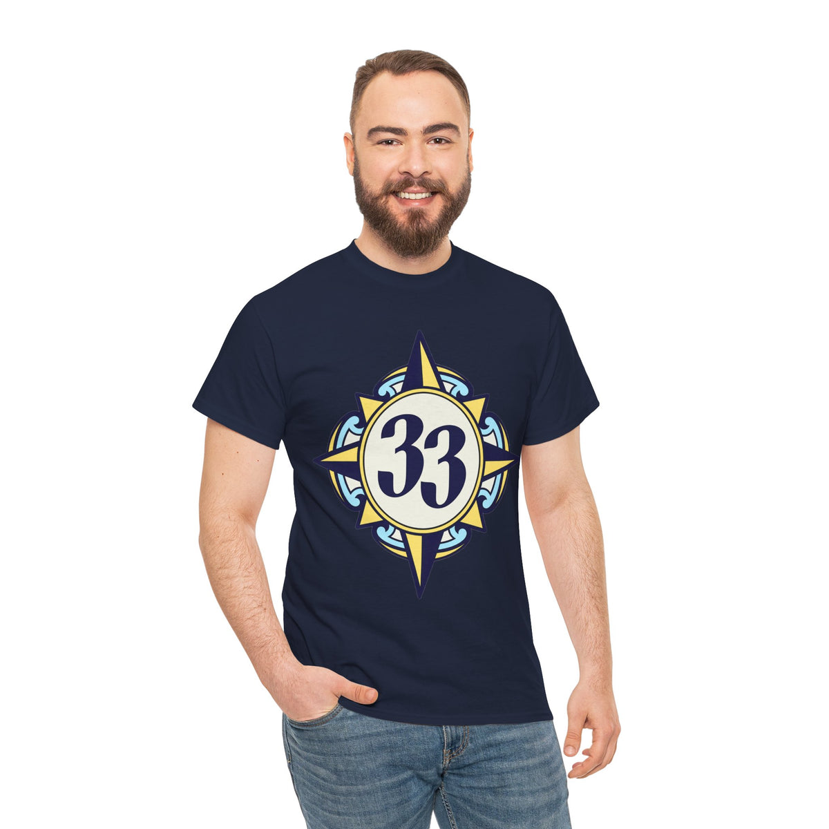 33 Compass Disney Inspired Tee - Nautical Retro Compass Graphic T-Shirt