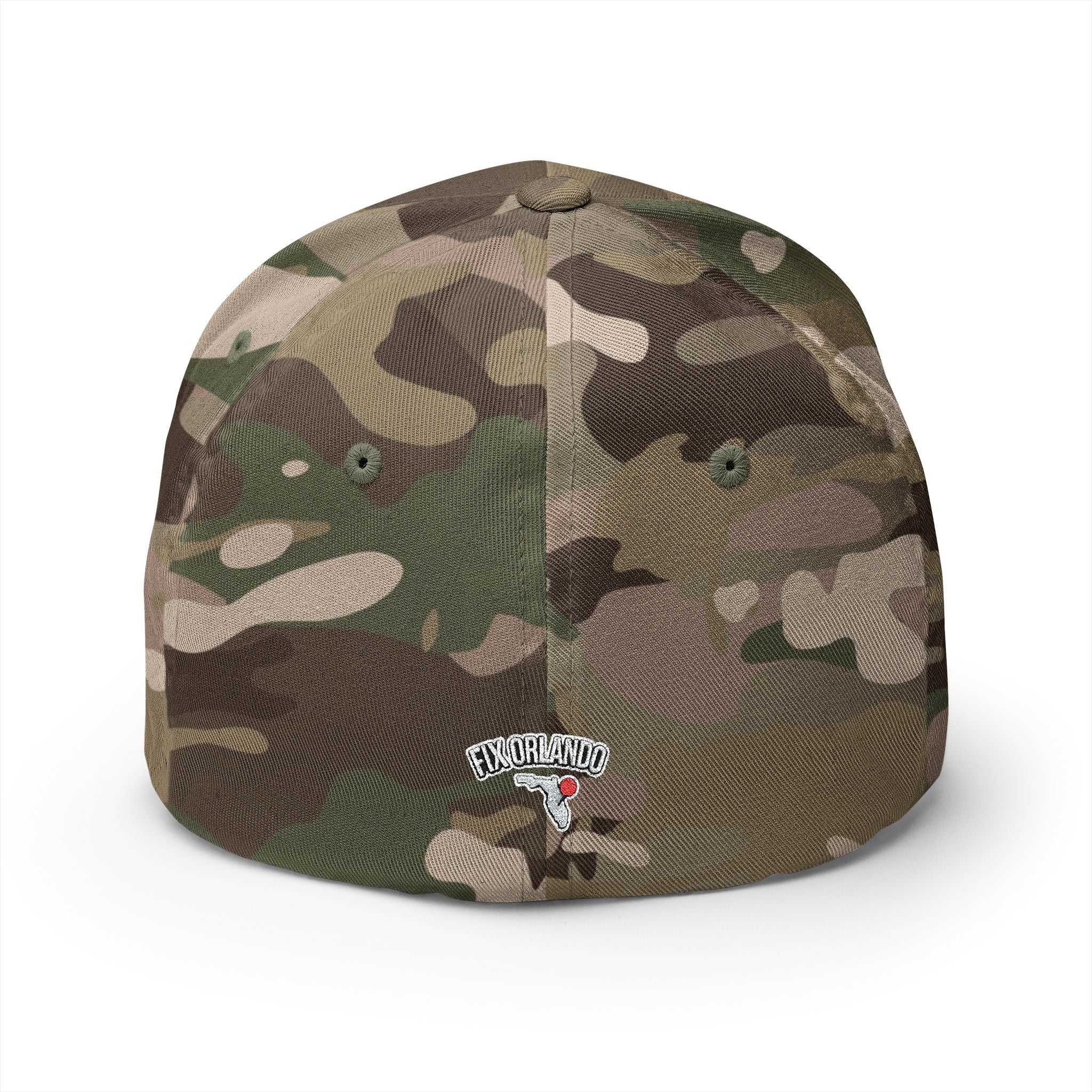 Fix Orlando Embroidered Cap — Vintage Palm & Golf Ball Hat