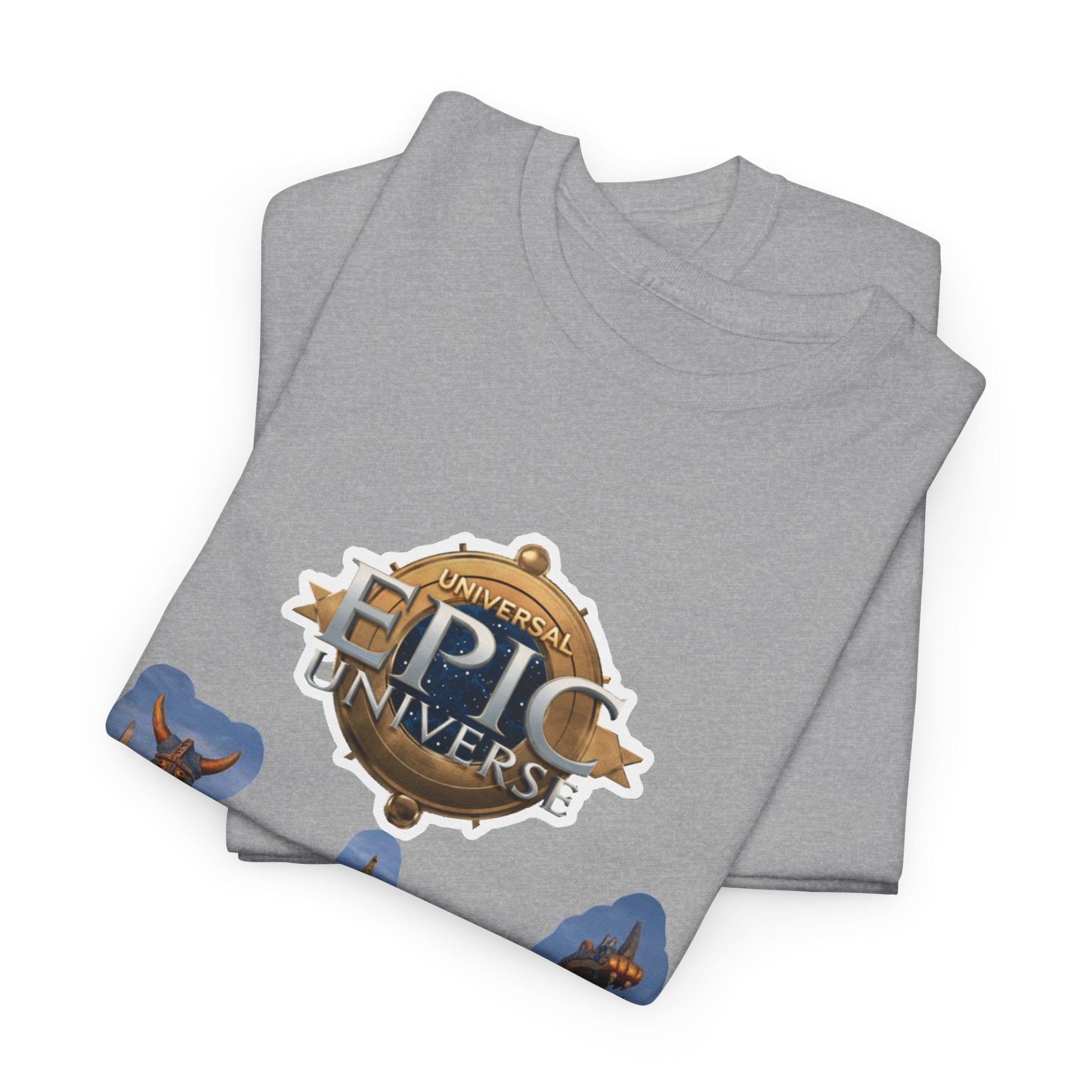 Epic Universe Theme Park T‑Shirt — Iconic Entrance Graphic Tee