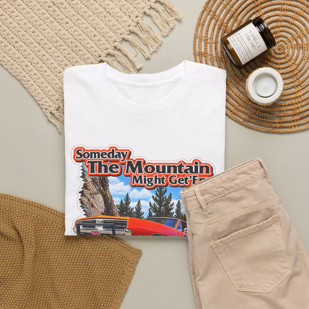Dukes of Hazard Sometimes the Mountain Might Get ’Em But the Law Never Will Cotton T-Shirt