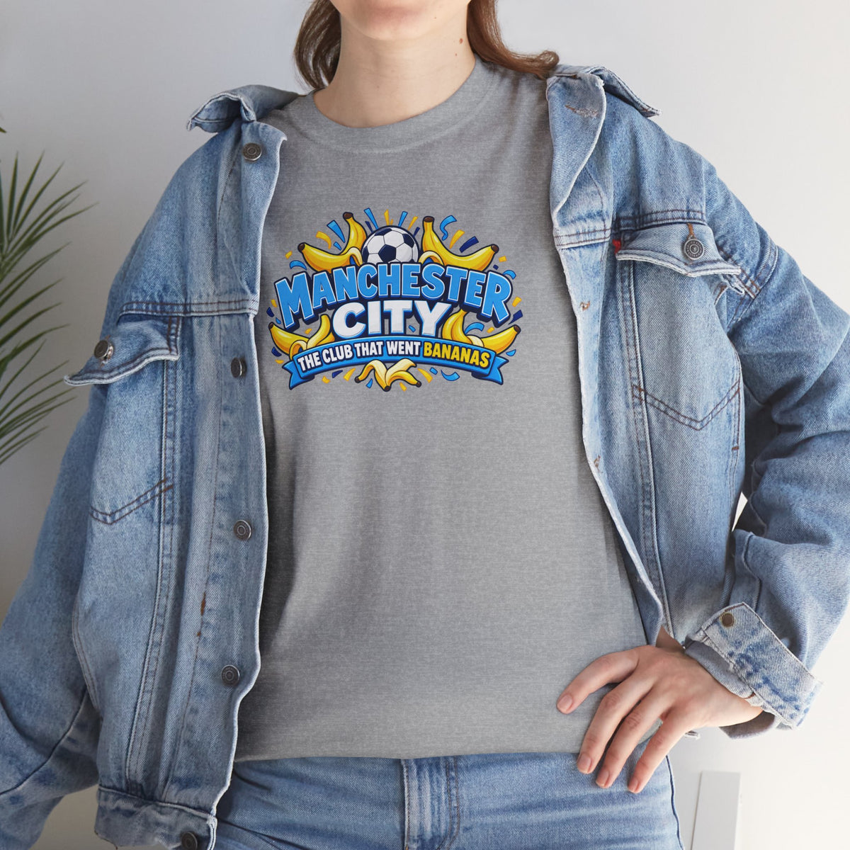 Manchester City "The Club That Went Bananas" Cotton T-Shirt