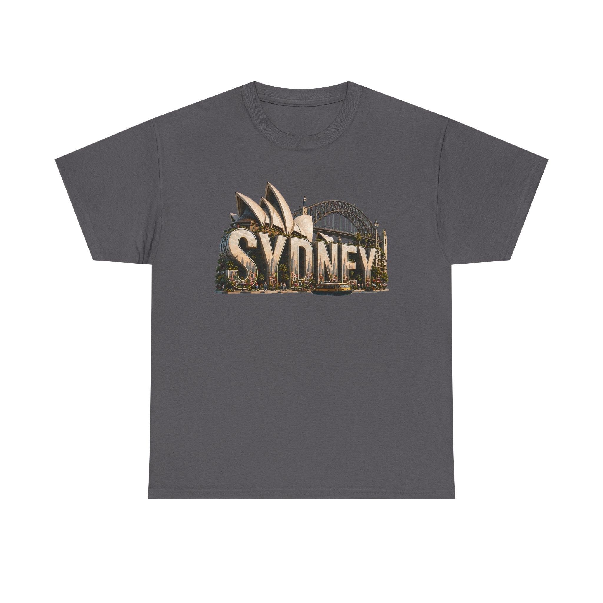 Sydney Landmark T‑Shirt — Vintage Sydney Opera House & Harbour Bridge Tee