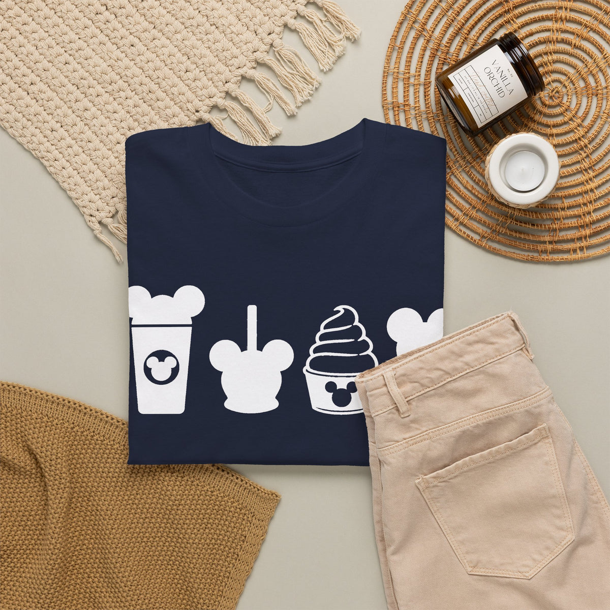 Disney snacks inspired Unisex Heavy Cotton Tee