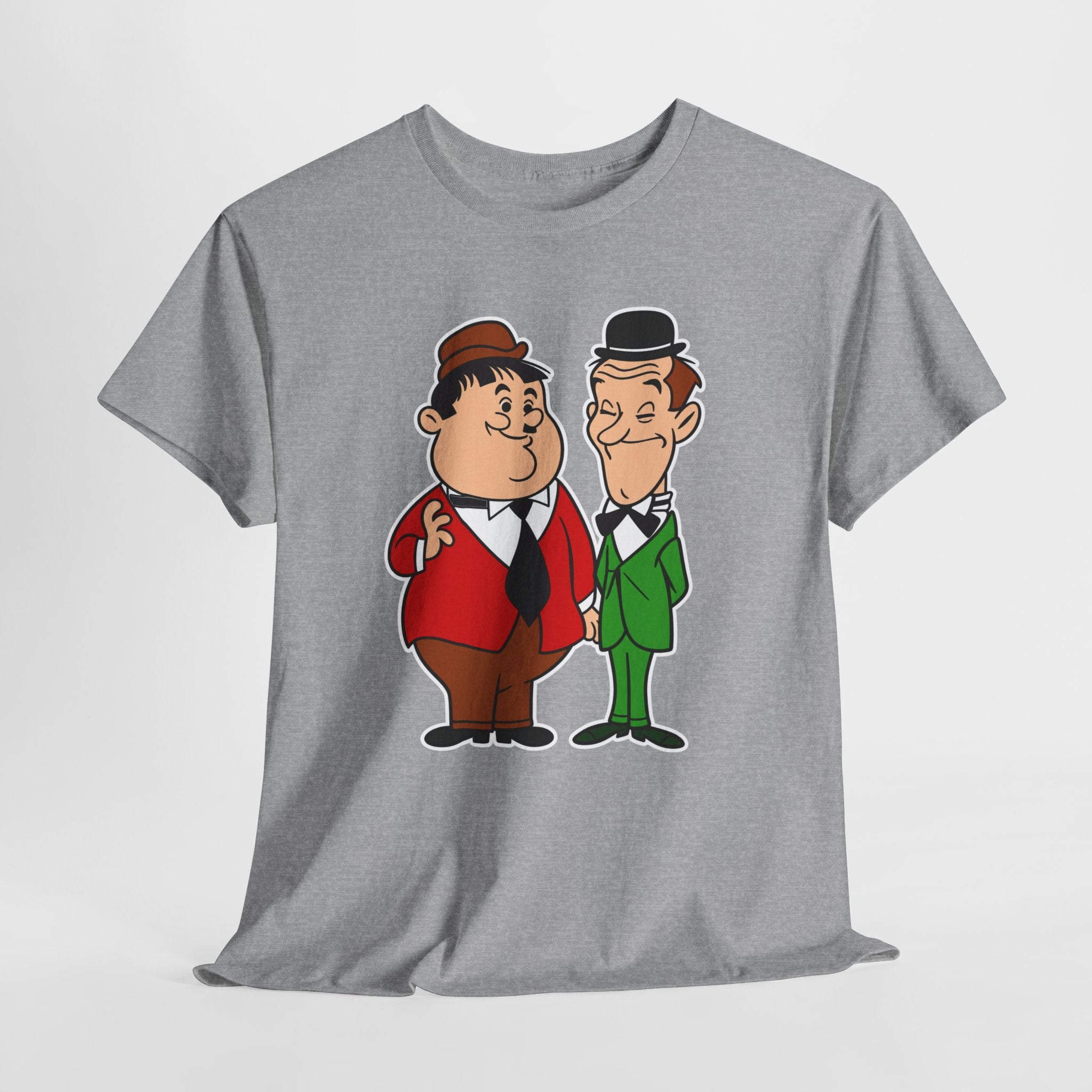 Comedy Duo Vintage Cartoon Cotton T-Shirt