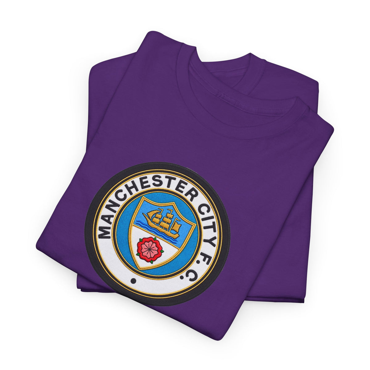 Manchester City inspired Unisex Heavy Cotton Tee