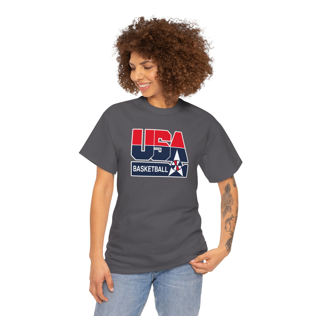 USA Basketball Patriotic Cotton T-Shirt / Tee
