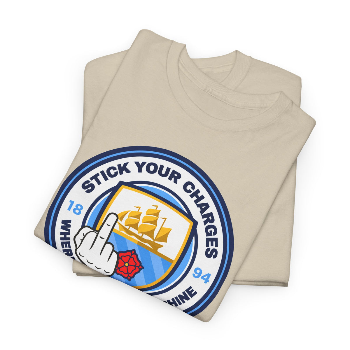 Manchester City "Stick Your Charger Where the Sun Don't Shine" Cotton t-shirt