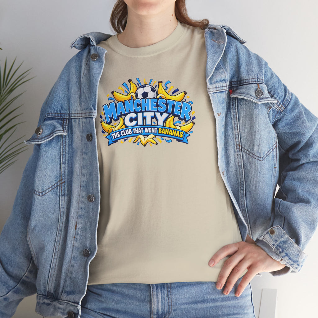 Manchester City "The Club That Went Bananas" Cotton T-Shirt