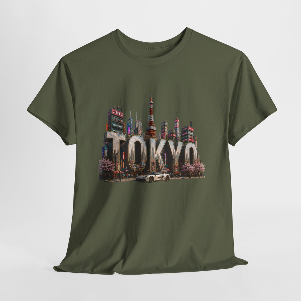 Tokyo Skyline T-Shirt — Vintage Cityscape Graphic Tee