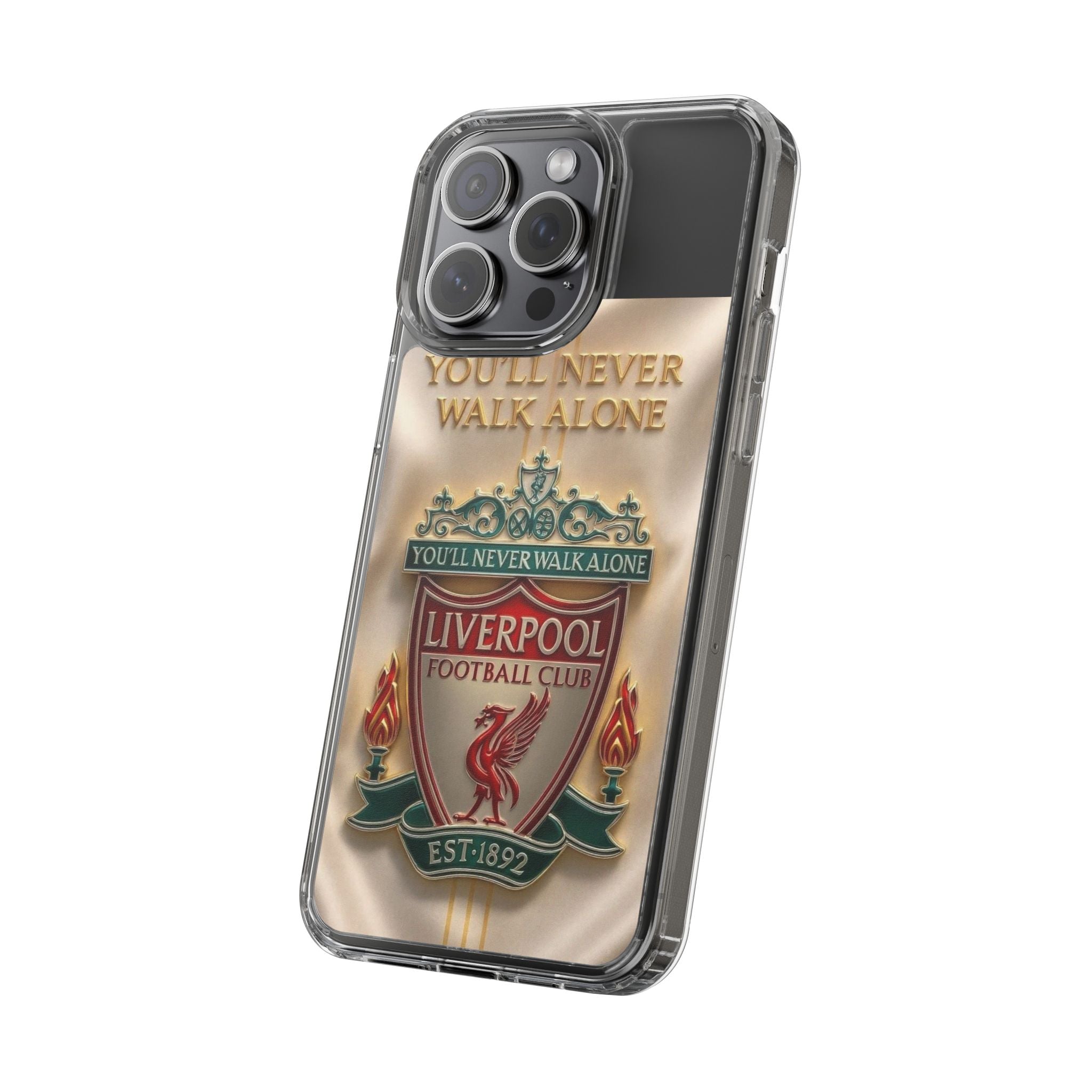 Liverpool FC 'You'll Never Walk Alone' Clear Phone Case