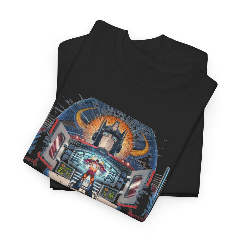 Retro Sci‑Fi Robot Tee — 'Transformers The Movie' Vintage Style T‑Shirt