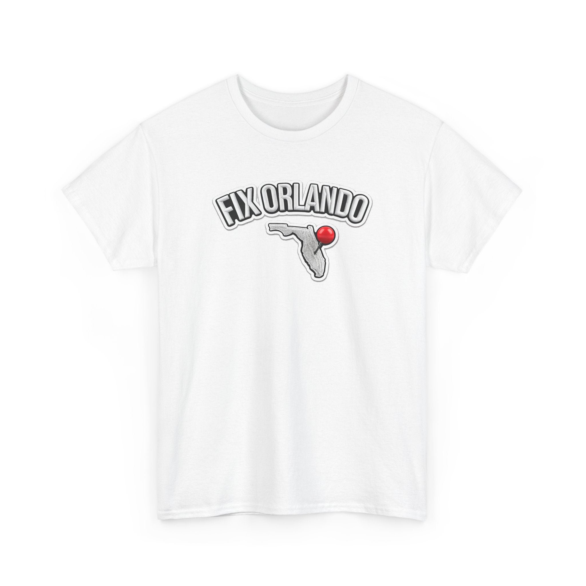 Fix Orlando T-Shirt — Florida Map with Bowling Pin Local Pride Tee