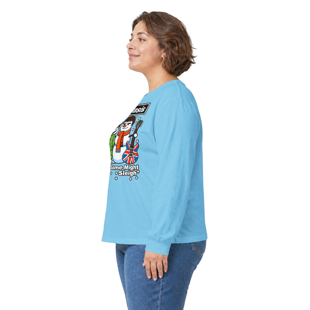 Snowasis Snowman Long Sleeve Tee — 'Some Nights, Some Slights' Holiday Shirt #Oasis Inspired
