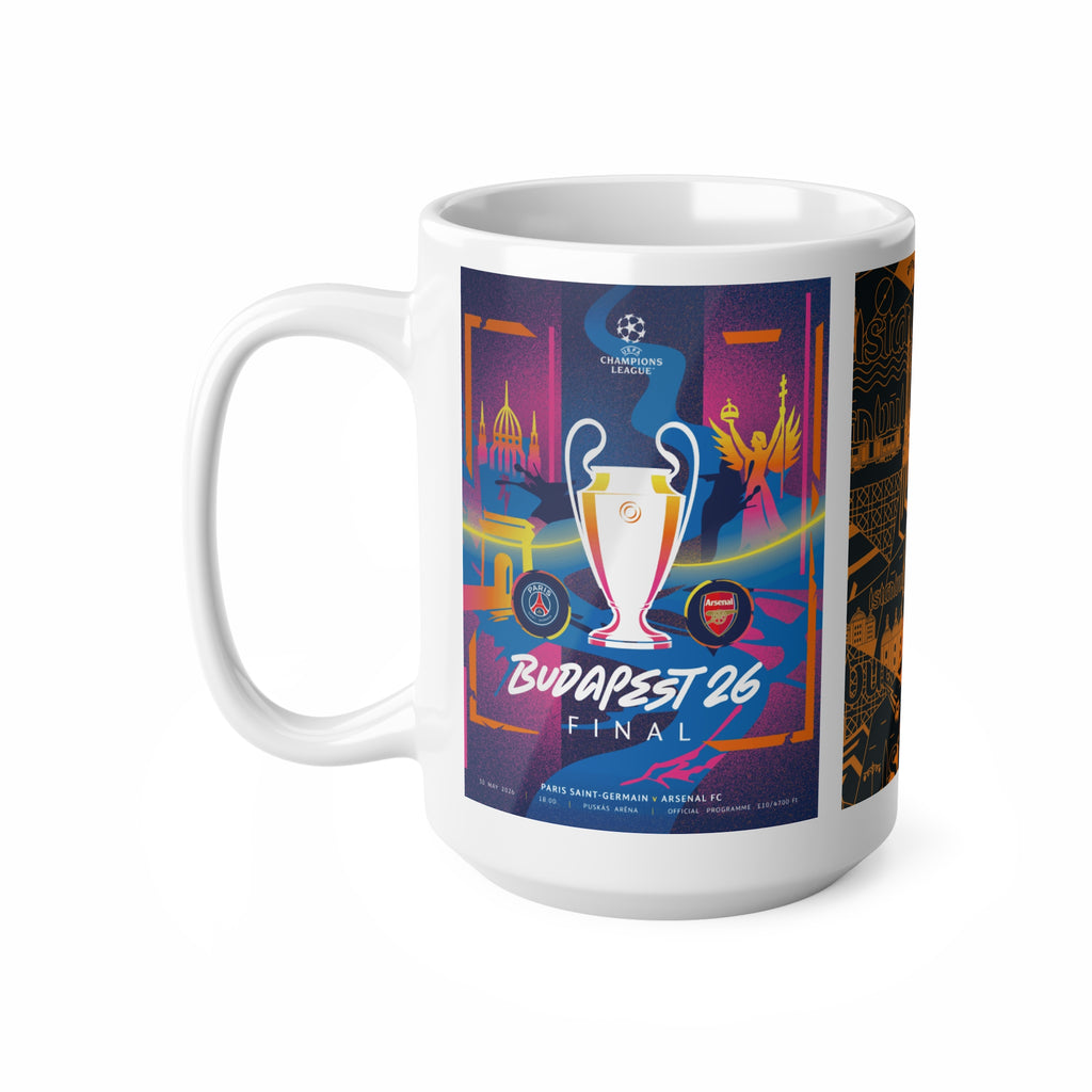 2026 UEFA Finals Programme Covers Inspired Ceramic Coffee Mug (11oz & 15oz)
