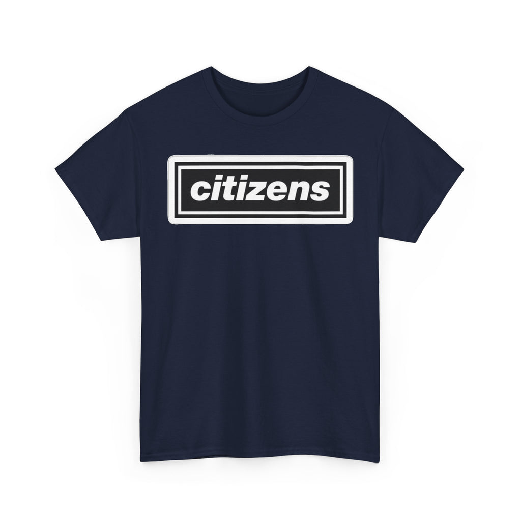 Citizens Manchester City Logo T-Shirt — Minimal Retro Box-Logo Tee
