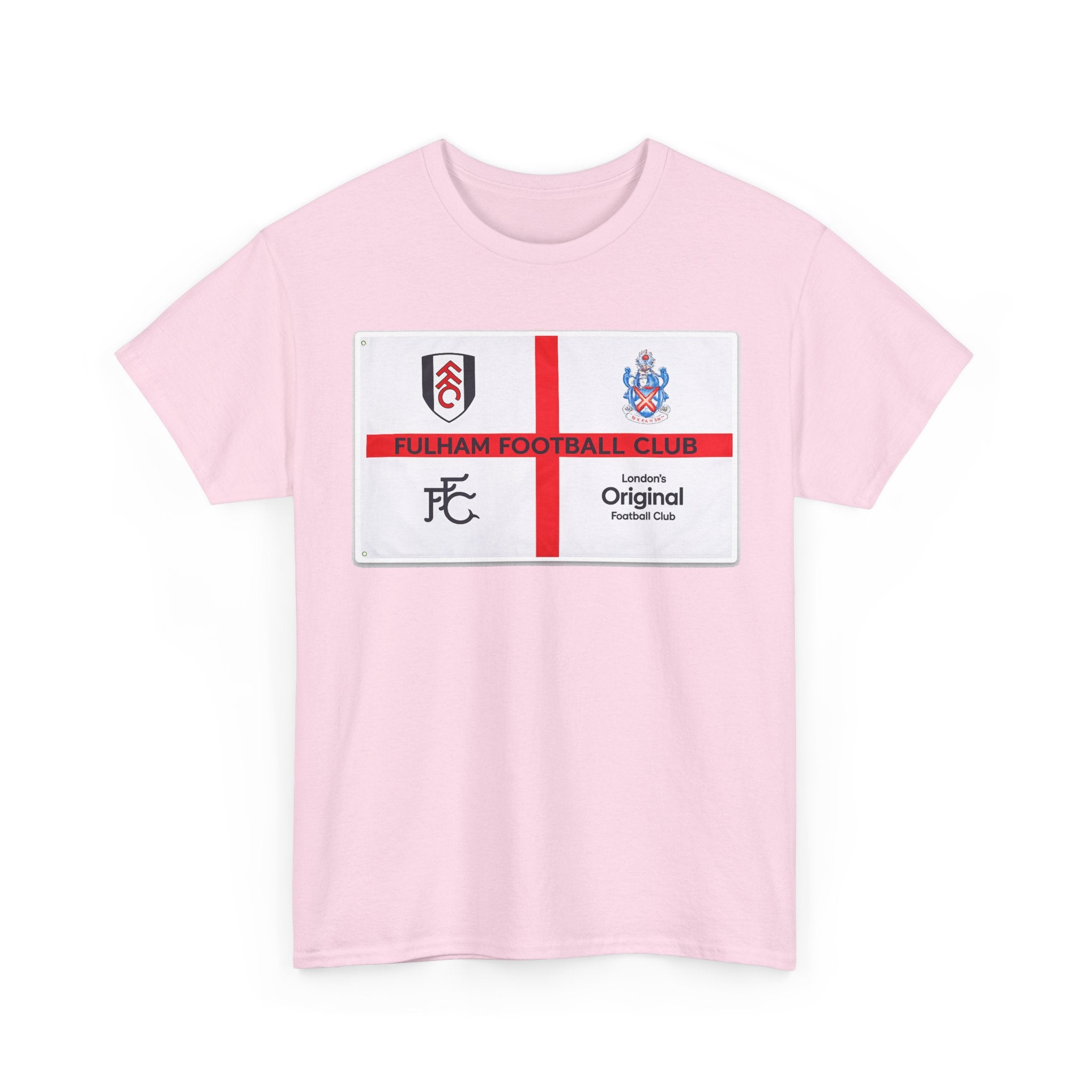 Fulham Football Club Crest Tee — St George’s Cross Football Shirt