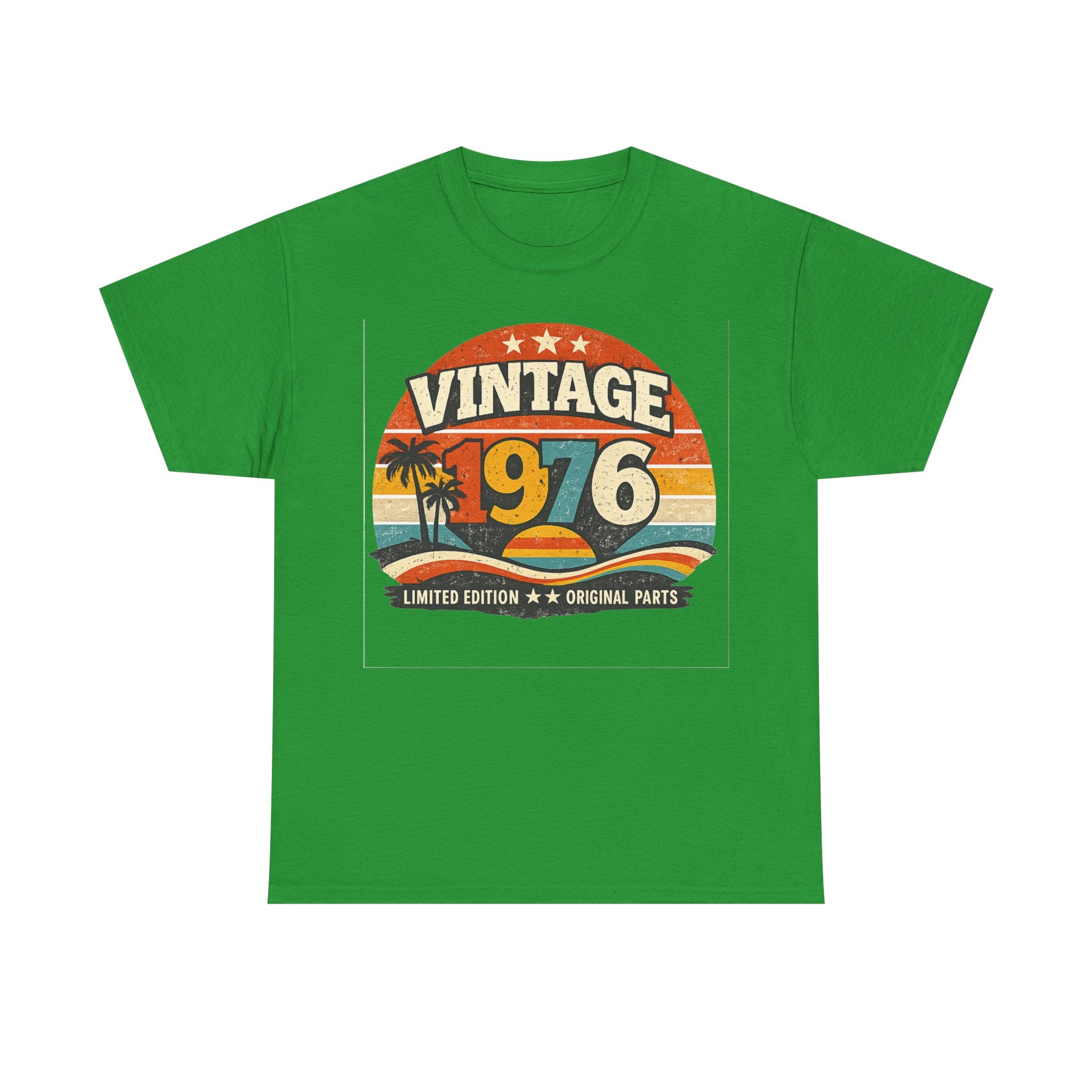 Vintage 1976 T-Shirt — Retro Beach Graphic "Vintage 1976" Birthday Tee