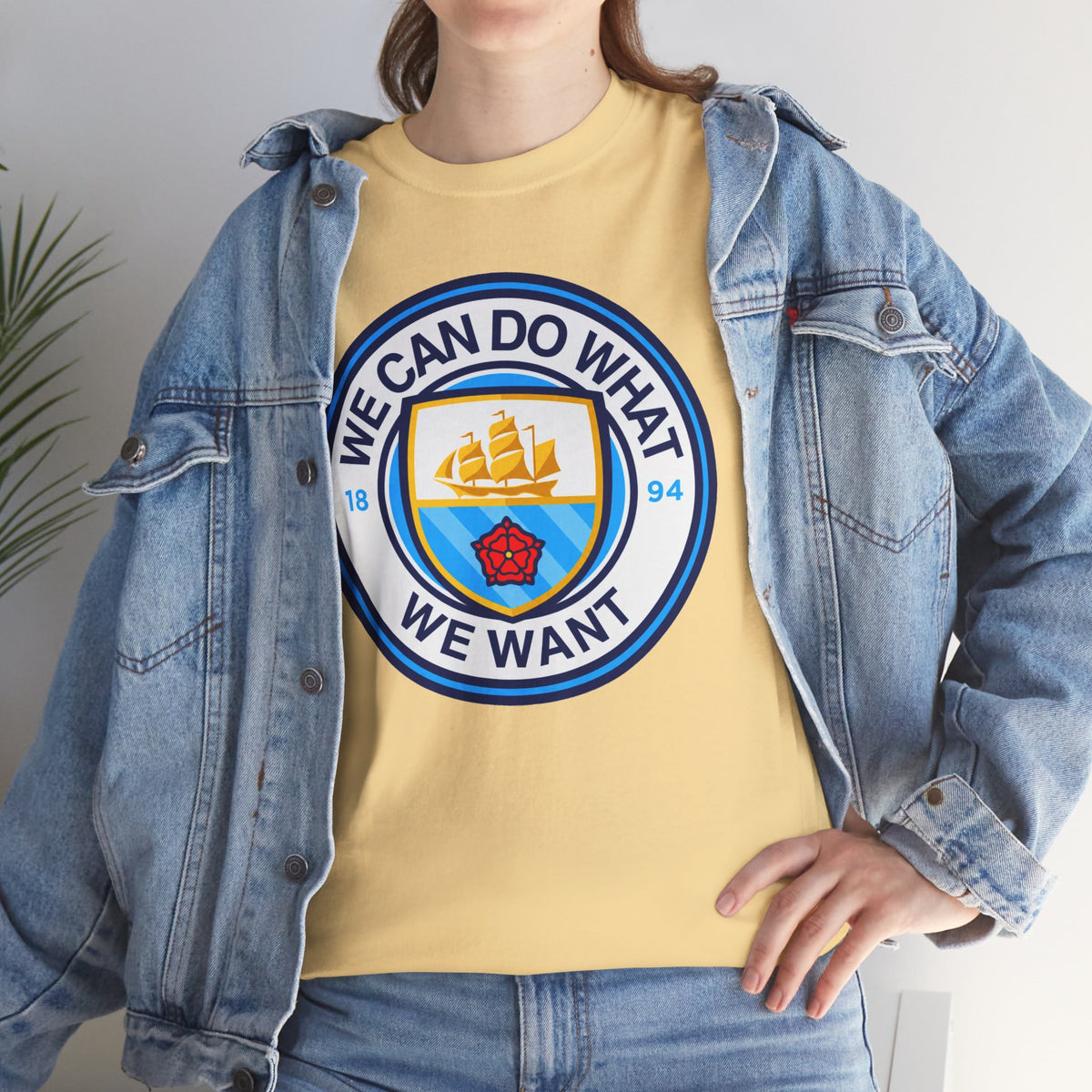 We Can Do What We Want Manchester  City Graphic Cotton T-Shirt