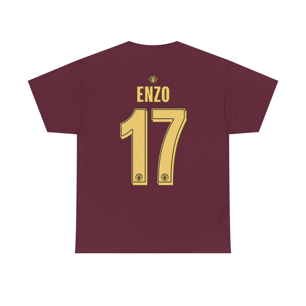 Enzo Fernandez Manchester City Inspired Cotton T-Shirt