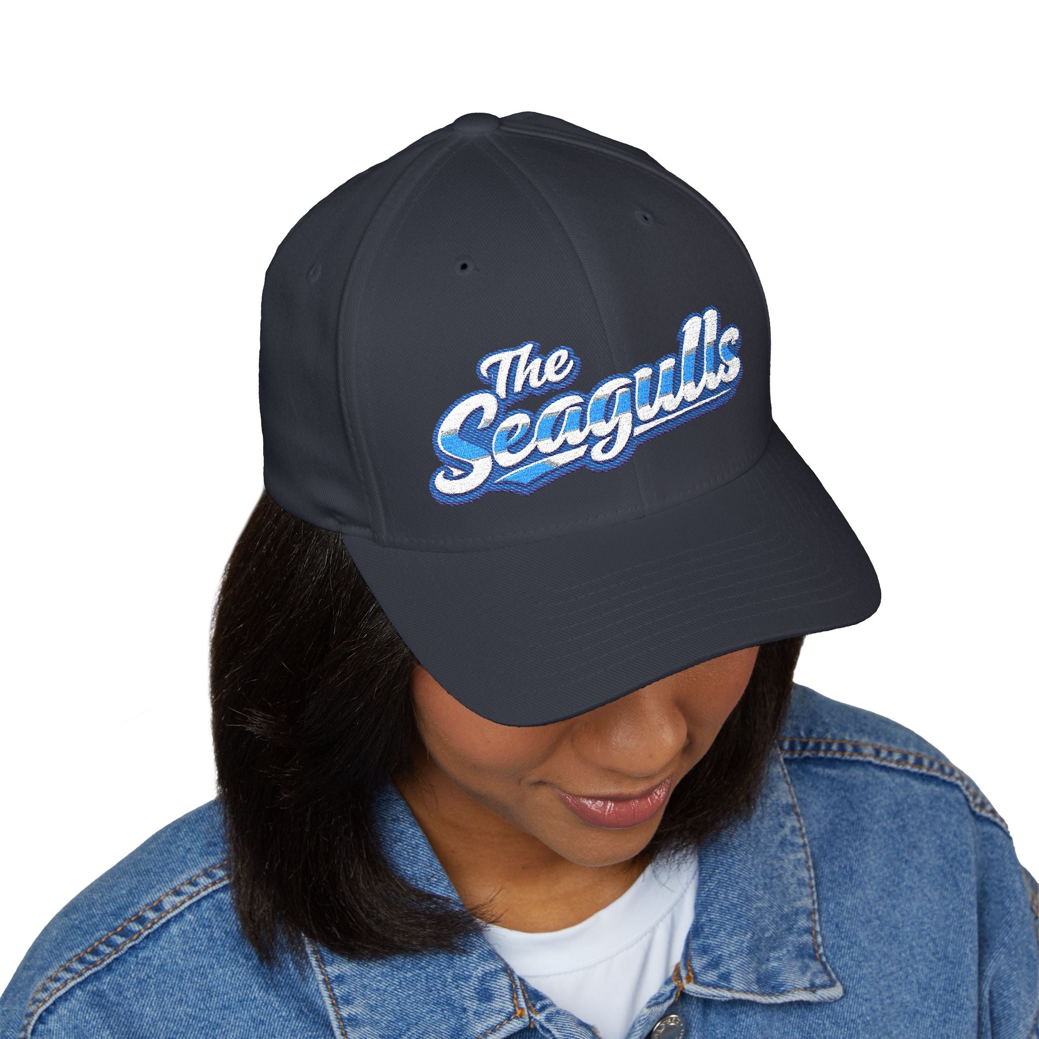 The Seagulls Embroidered Cap — Structured Baseball Hat