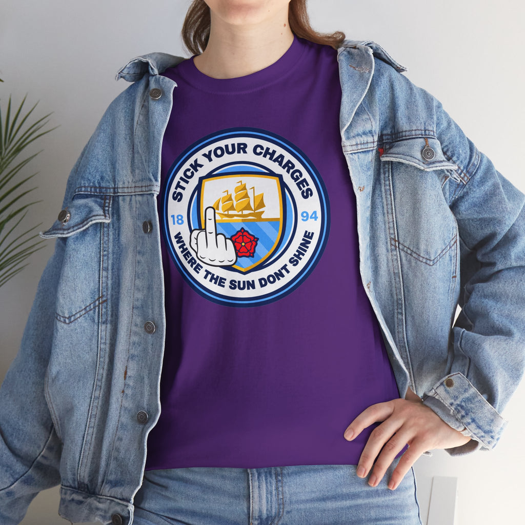 Manchester City "Stick Your Charger Where the Sun Don't Shine" Cotton t-shirt