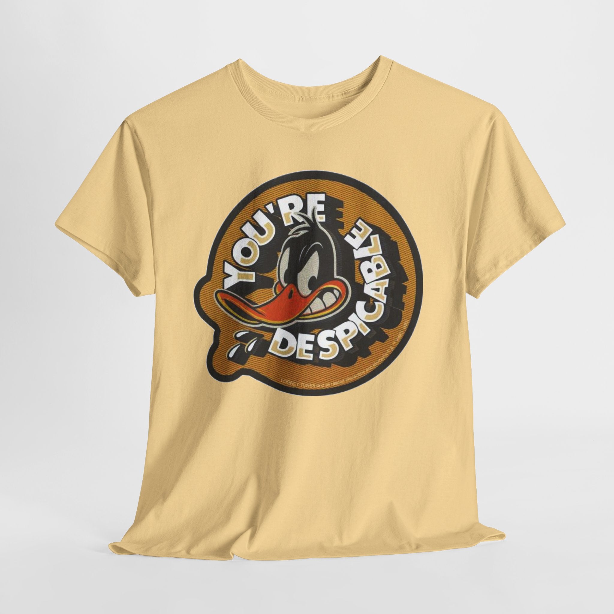 Vintage Daffy Duck Graphic Tee — “You're Despicable” Retro Cartoon Shirt