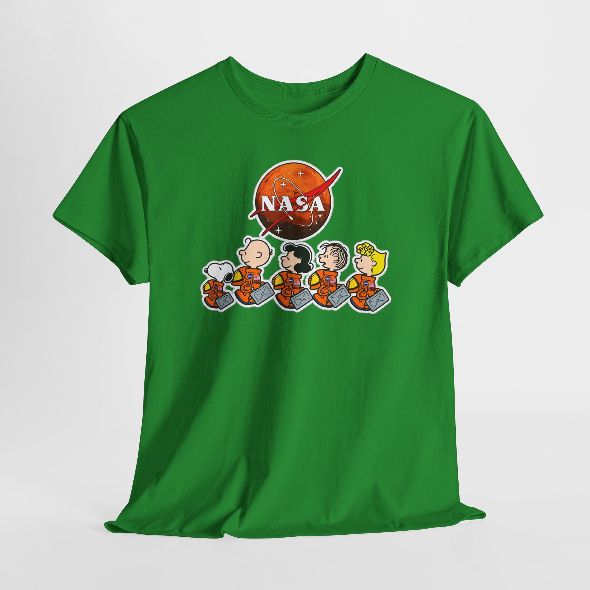 NASA Peanuts Cartoon T‑Shirt — Retro Space Snoopy & Crew Graphic Tee