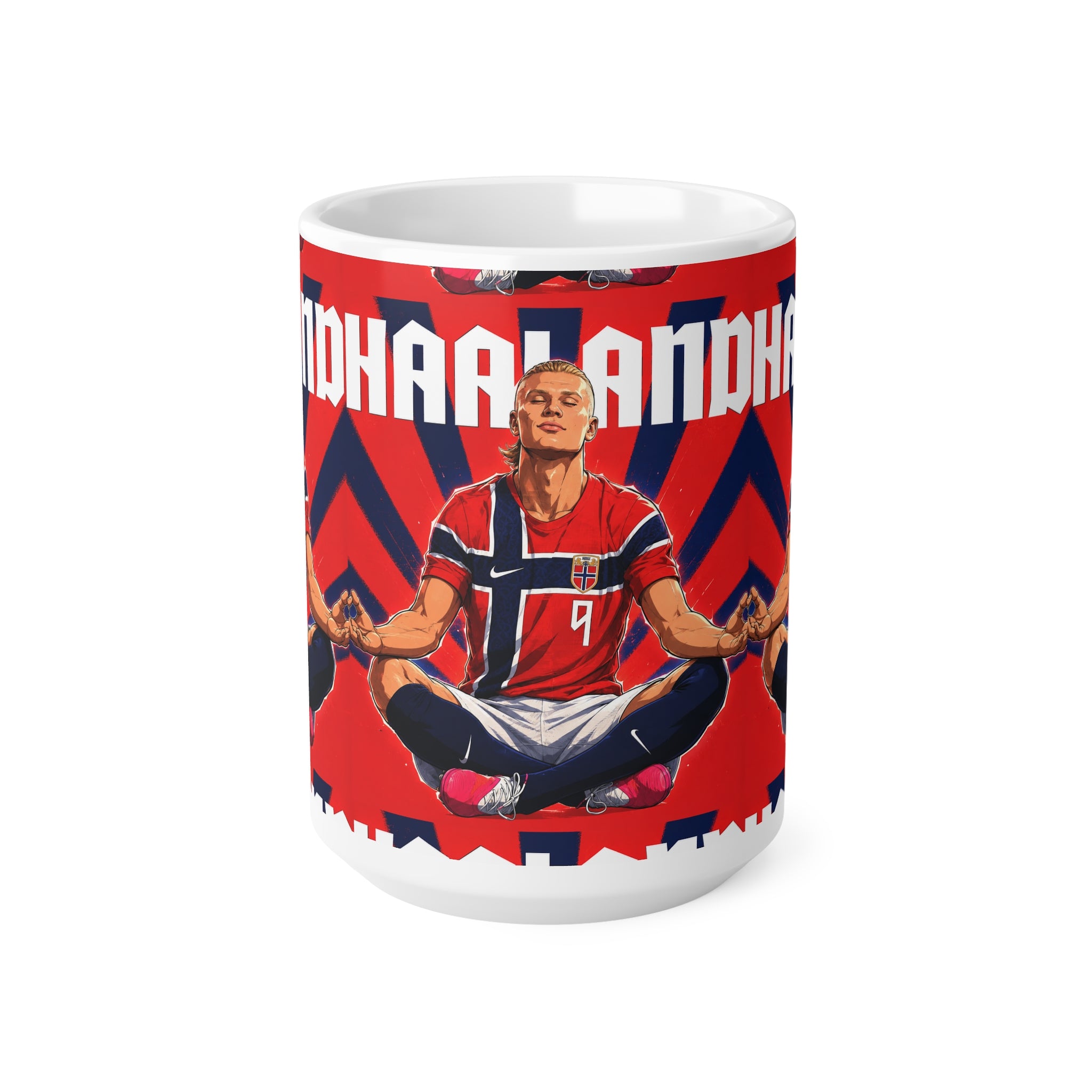 Erling Haaland Norway Player — Ceramic Coffee Cup (11oz & 15oz)