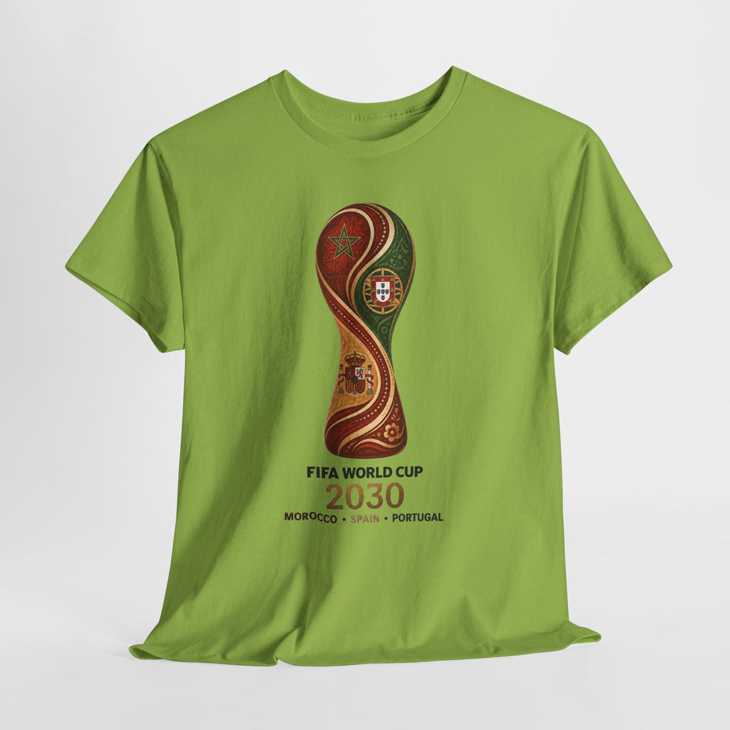 FIFA World Cup 2030 Trophy T-Shirt — Morocco Spain Portugal Official Design